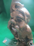 Старая статуэтка-казак-.медная.1 кг 350 грамм, фото №9