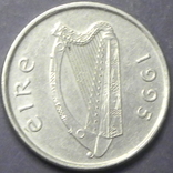 5 пенсів Ірландія 1995, numer zdjęcia 3