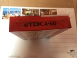 Кассета новая TDK A60 (аудиокассета), фото №3