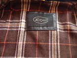Большая утеплённая кожаная мужская куртка JC Collection. Лот 611, фото №5