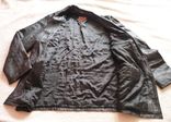 Большая кожаная мужская куртка AMICI. Лот 613, фото №10