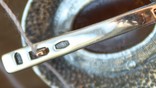 Серебряные серьги с янтарем, фото №3