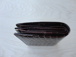 Женский кожаный кошелек HASSION (коричневый), фото №7