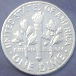 10 центів США 1971 S (рідкісний монетний двір), фото №3