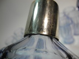 Набор Графин Штоф и рюмки, хрусталь серебро 800 пр , Bohemia Crystal, фото №8