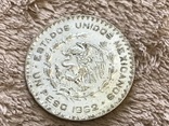 1 песо. Мексика серебро 1962 г., фото №3