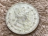 1 песо. Мексика серебро 1962 г., фото №2