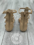 Женские сандалии гладиаторы бежевые 38 размер, фото №4
