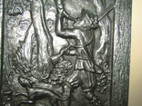 Картина барельеф панно Охота Германия, photo number 7