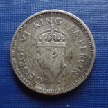 1/4 рупии 1943 Британская Индия серебро     (,3.2.31)~, фото №4