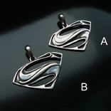(А) Амулет (подвеска, кулон) Супермена серебро 925 (Родиевое покрытие), фото №8