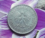Польша 1 злотый 1987, фото №3