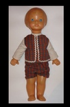 Кукла мальчик в оригинальной одежде. Высота 54 см., фото №3