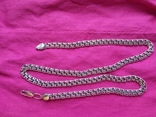 Цепочка серебреная ( 55 см ) ( вес 31.68 грама ) ( 925 проба ) ( ширина 6 мм ), фото №2