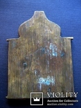 Старовинний бронзовий складень Св. Миколая, фото №5