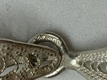 Кулон Эдельве́йс,филигрань на цепочке из Англии(серебро), фото №12
