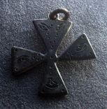 Крест Згард с глазковым орнаментом, 24х23мм, Лот 4778, фото №4