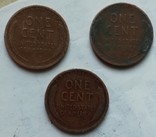 1 цент 1918, 20, 45 гг., фото №3