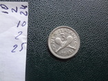 3 пенса 1943  Новая Зеландия серебро   (,10.2.25)~, фото №4