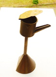 Масляная лампа - латунь - Голландия - 29,5 см, фото №5