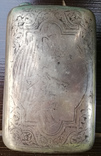 Старинный серебряный портсигар, фото №3