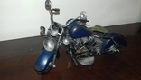 Металлический винтажный мотоцикл, фото №2