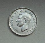 Великобритания, 2 шиллинга 1942 г., Георг VI серебро, фото №5