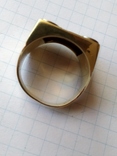 Золотий Перстень з діамантами і рубінами, фото №2