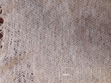 Старинный платок белой шерсти огромного размера(2.2 метра), фото №7