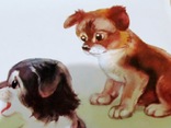 Плакат Три щенка Пособие для детей СССР 1985, фото №3