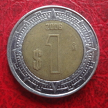 1 песо 2006     Мексика   (,12.1.1)~, фото №3