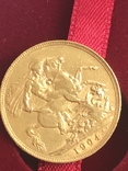 Соверен 1904 Эдуард VII золото, фото №5