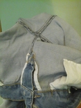 Стрейчевые джинсы с апликацией, р.M-L, фото №8