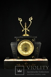 Каминные мраморные часы Manufacture d'Horlogerie de Béthune. Ампир. Франция (0290), фото №3