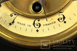Каминные мраморные часы Manufacture d'Horlogerie de Béthune. Ампир. Франция (0290), фото №6