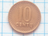  10 центов, Литва, 1991г., фото №3