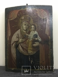 19 век, Украинская домашняя икона. Богородица., фото №6
