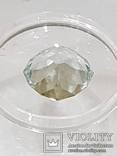 Аквамарин фантазийной огранки массой-10.73ct цвет 3/2 чистота, фото №6