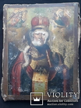 Икона Николай Чудотворец клеймо 84 ,год 1845, фото №6