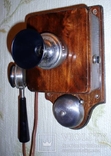 Телефон антикварный настенный ,Германия ,1905 год, фото №3