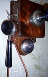 Телефон антикварный настенный ,Германия ,1905 год, фото №4