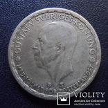 1 крона 1950 Швеция серебро  перевыставлен (е.9.1)~, фото №3