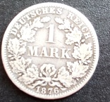 1 марка, 1876 г Германия, фото №5