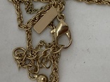 Золотистое ожерелье с кулоном  от английского производителя Freedom, фото №4