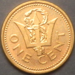 1 цент Барбадос 2002, фото №2