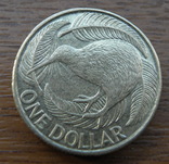 Новая Зеландия 1 доллар 2013 Киви, фото №2