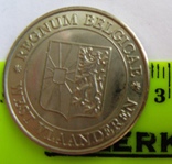 Бельгия,	Западная Фландрия	1 франк	1981	"Герб провинции", фото №4