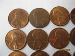 1 цент США 1982-2002 гг. (без повторов), 17 штук, фото №3