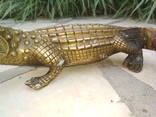 Крокодил коллекционная статуэтка 25 см вес 915 грамм, фото №5