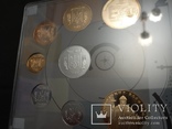 Набор обиходных монет НБУ 2016 / набір обіходних монет UNC, фото №6